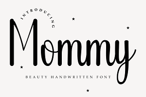 Mommy - Modern Handwritten