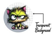 Christmas Grumpy Cat Clipart, an Illustration by Pixels.Craft (Thumbnail 2 of 6)