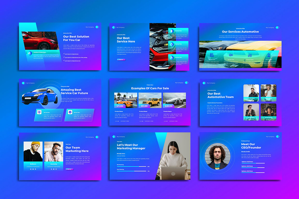 Automotive Keynote&GSL Persentations, a Presentation Template by yanindesign (Photo 3 of 5)