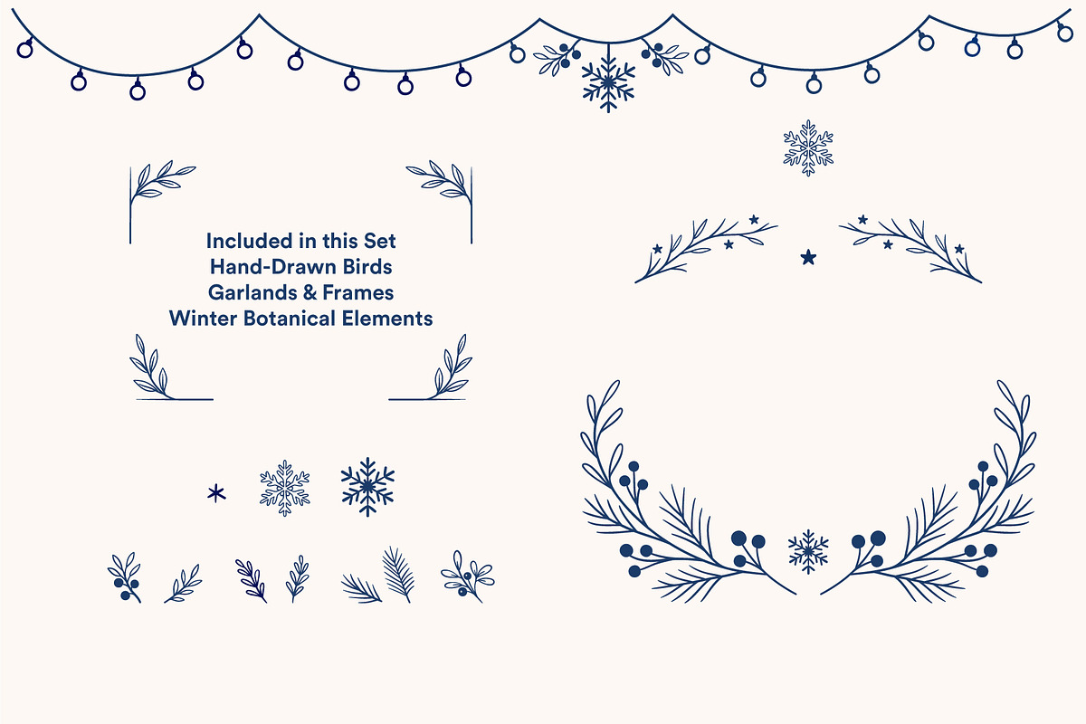 Winter Birds Vector Clipart, an Illustration by SvetaGallery (Photo 3 of 5)