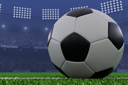 3D Soccer Ball on Soccer Stadium 02, a Sports & Recreation Photo by ByronDMD