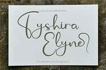 Tyshira Elyne - Casual Handwritten