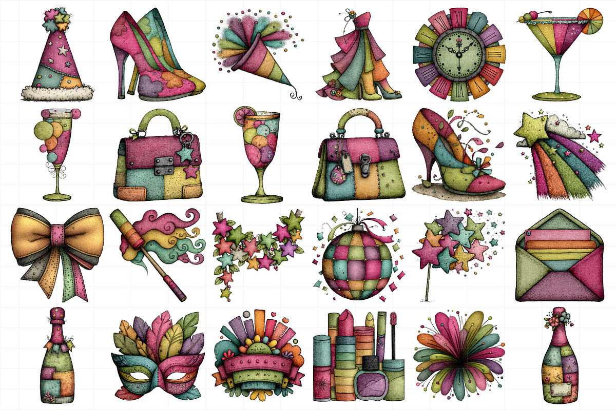 Gliteer New Year Clipart, an Illustration by Daily.Designs (Photo 5 of 5)