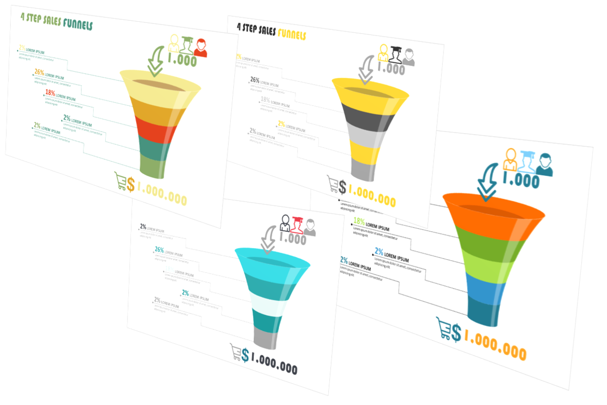 Sales Funnels PowerPoint Template, a Presentation Template by Yes Presentations (Photo 1 of 11)