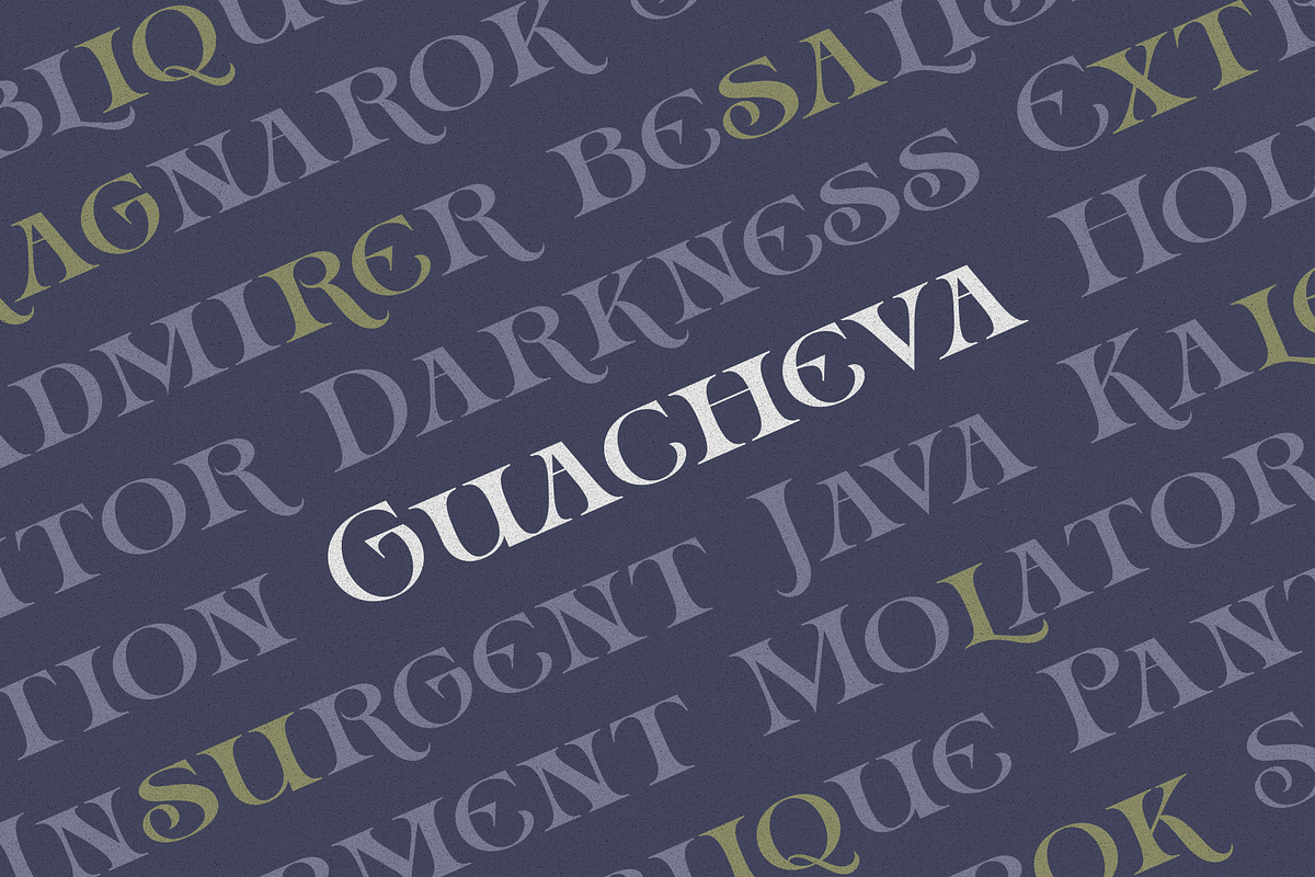 Guacheva, a Serif Font by ilhamtaro (Photo 6 of 10)