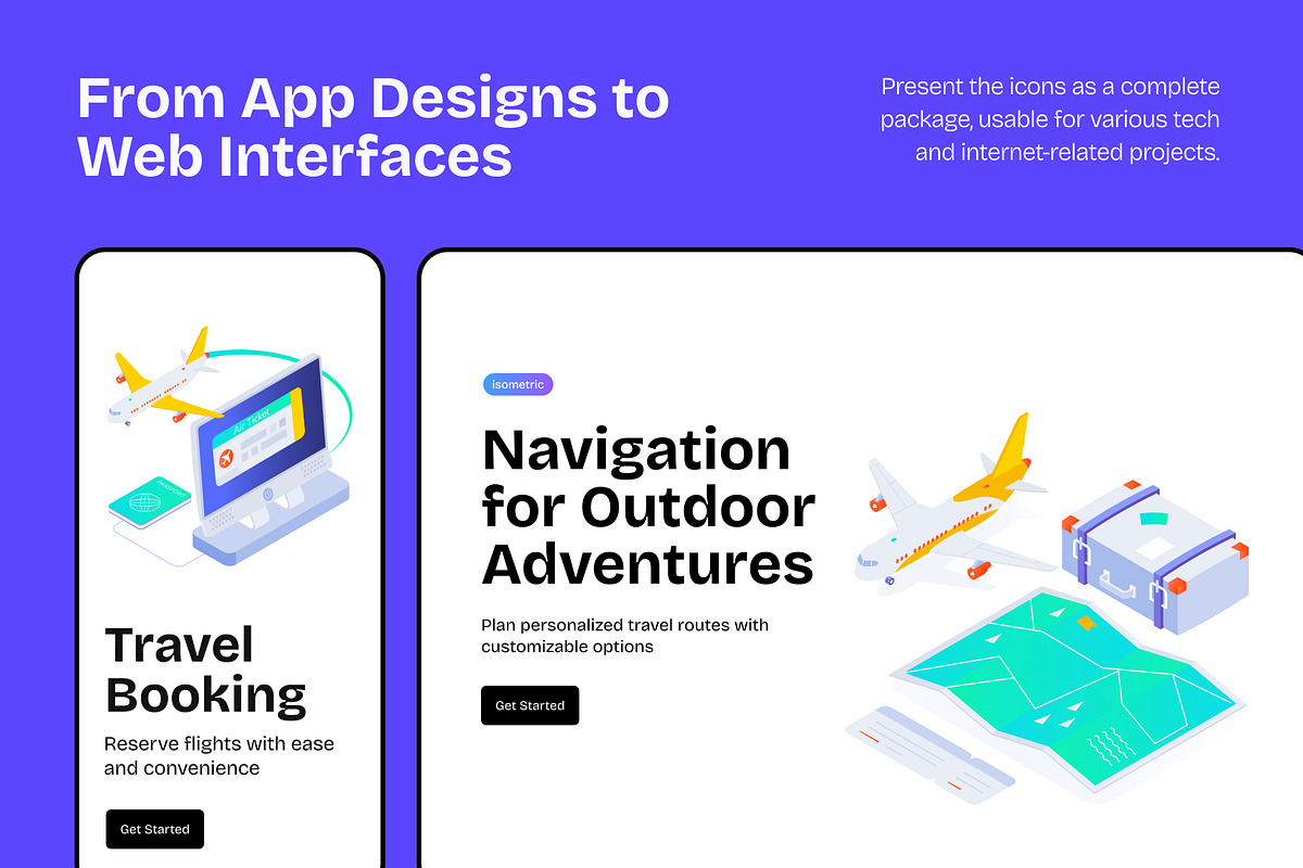 Travel Isometric Icons Pack, a Duotone Icon by Vectors Market (Photo 3 of 8)