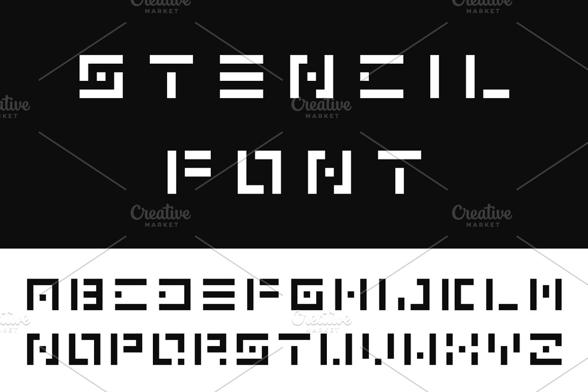 Digital english alphabet, an Object Graphic by ExpressShop (Photo 1 of 6)