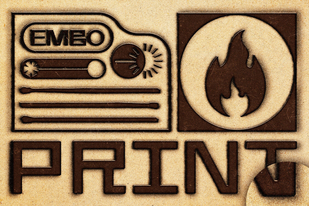 Matcbox Print Emboss Text Effect, a Layer Style Add-On by Design Squad