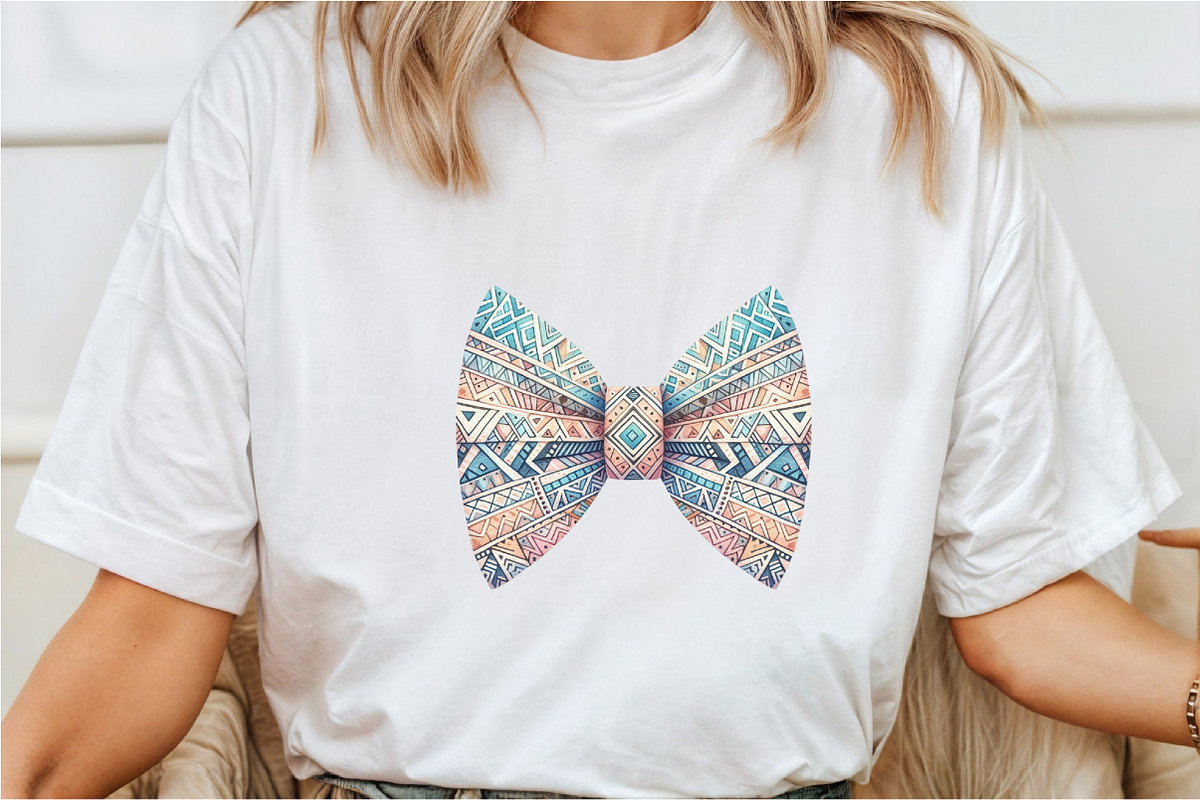 Watercolr Tie Bow Design Bundle, a Seasonal Illustration by Rose Art (Photo 5 of 7)