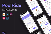PoolRide - Car Pooling App Design, an App Template by Capi Product (Thumbnail 1 of 6)
