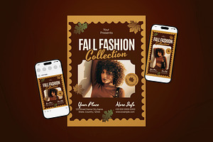 Fall Fashion Collection Flyer Set, a Flyer Template by The Good Store
