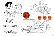 Hot summer vibes, a Person Illustration by Olillia (Thumbnail 5 of 9)