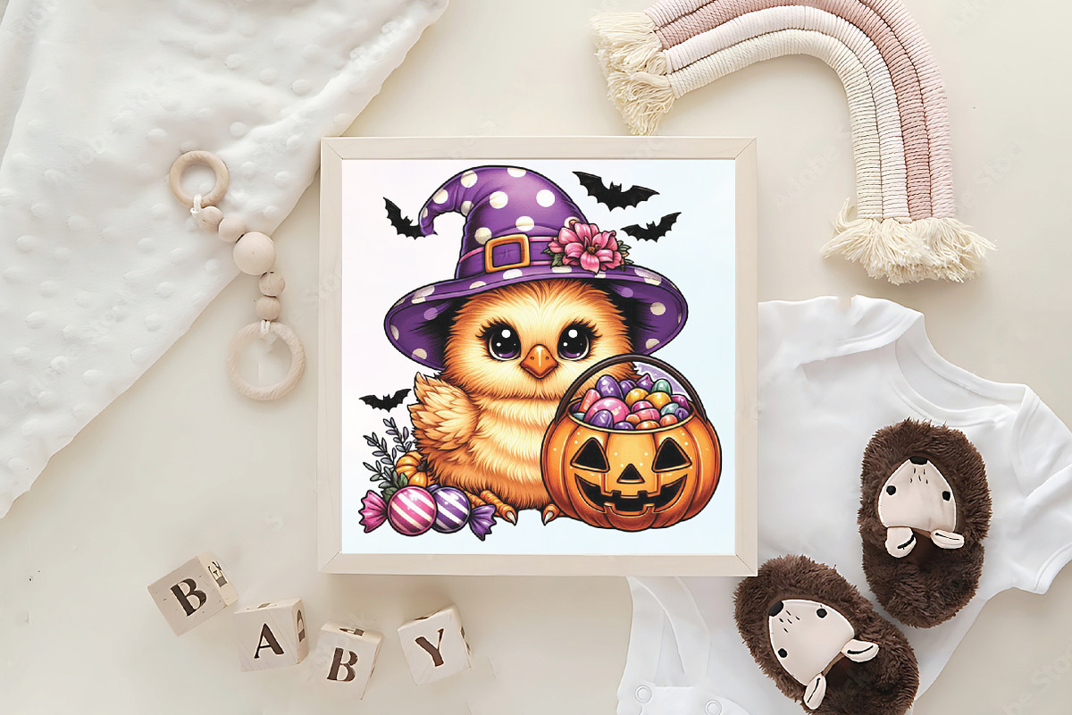 Halloween Chicken PNG Farm, an Illustration by CraftArtStudio (Photo 4 of 4)