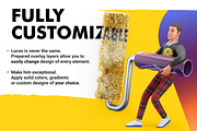 THIS IS LUCAS | 3d character set, a Technology Illustration by As Good As Possible (Thumbnail 4 of 8)
