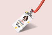 ID Card With Lanyard PSD Mockup, an Object Graphic by Sinlatown (Thumbnail 5 of 8)