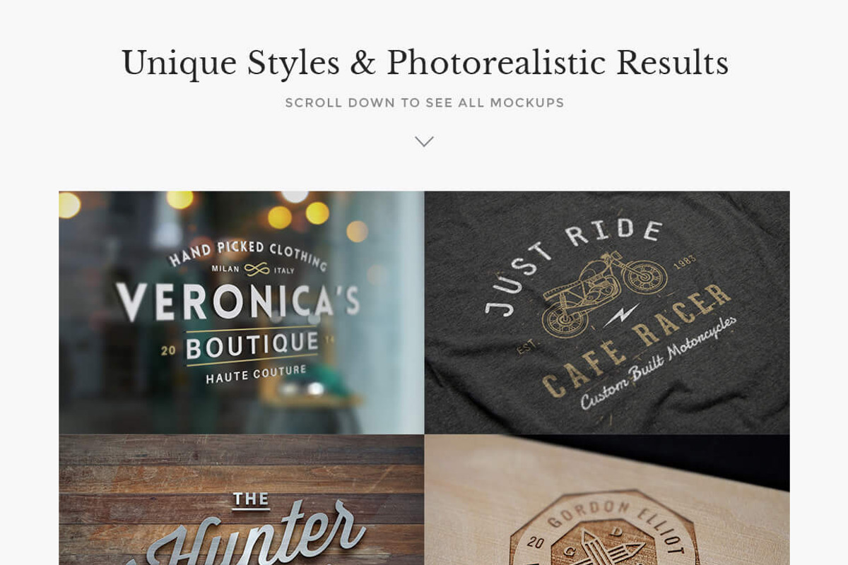 50 Logo Mock-ups + 50 Logo Templates, a Product Mockup by GraphicBurger (Photo 2 of 5)