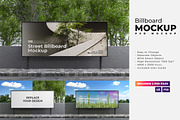 Street Billboard Mockups, an Advertising Mockup by Artlogs (Thumbnail 1 of 4)