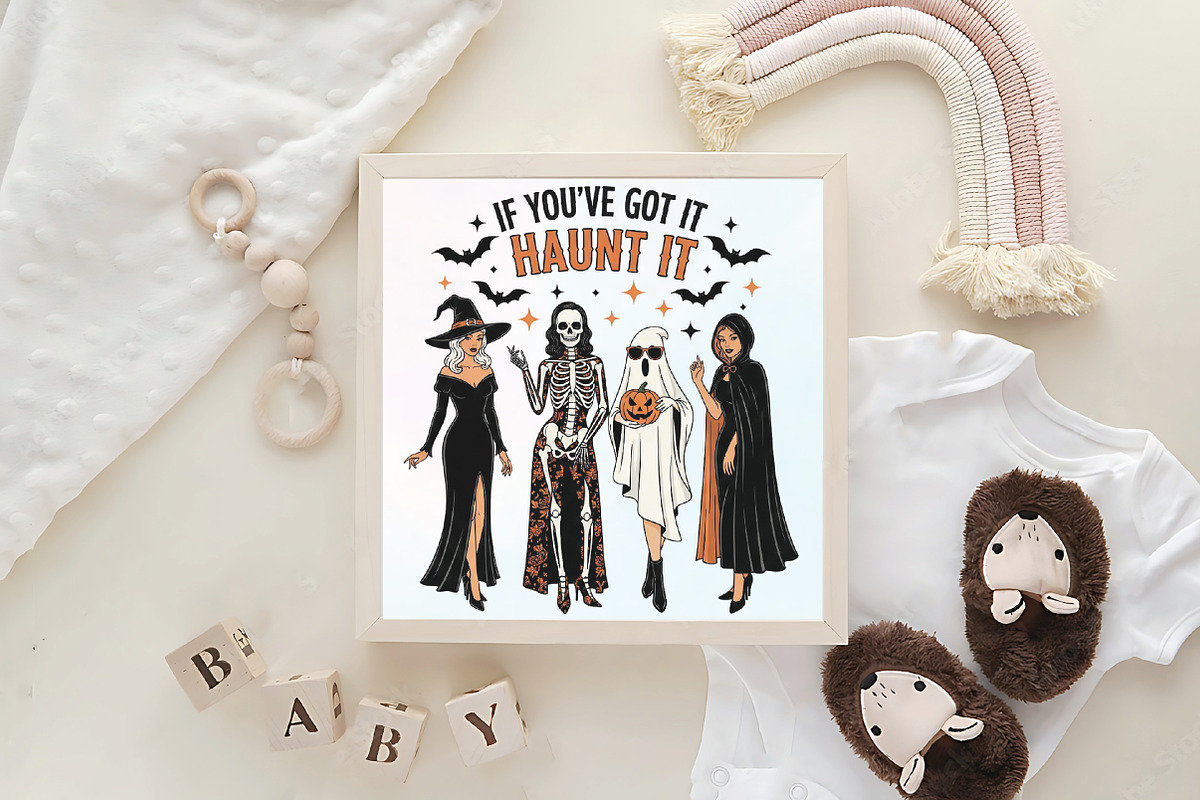 Sarcastic Halloween Haunt It PNG, an Illustration by CraftArtStudio (Photo 4 of 4)