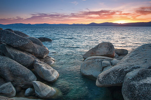 Beautiful lake tahoe california stock photo containing beach and california