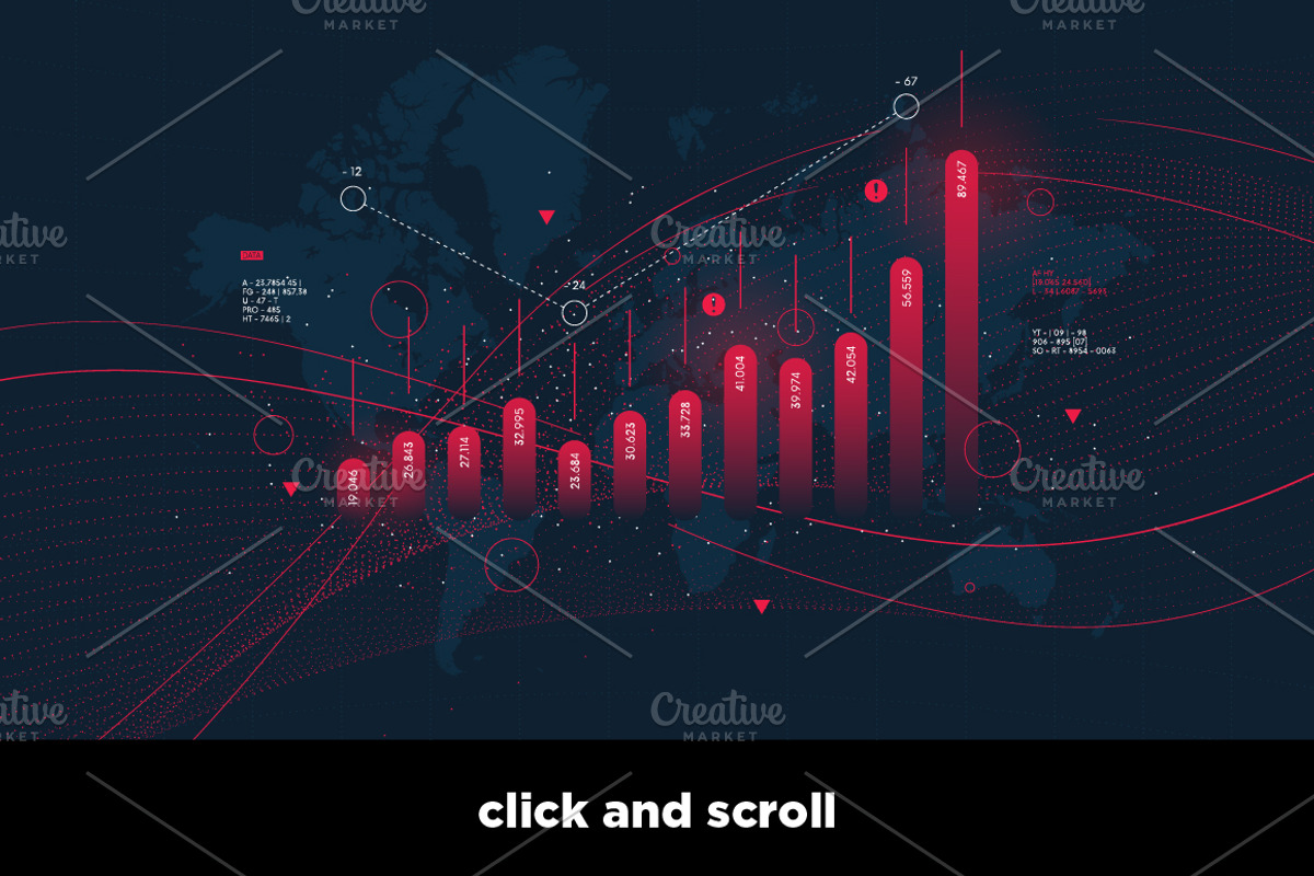 Data visualization set 12, a Technology Illustration by MaximGertsen (Photo 4 of 6)