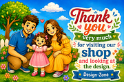 Custom Our Family Coloring Book, an Education Illustration by Design Zone (Thumbnail 5 of 5)