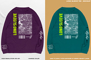 Long Sleeve Tee - Mockup, a Shirt Mockup by DaldSgh (Thumbnail 5 of 11)