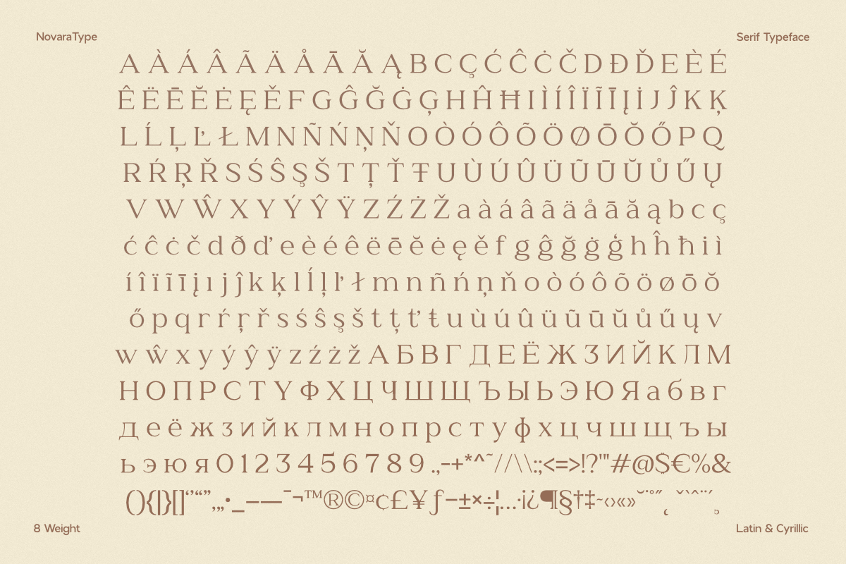 NV NERIVO – Modern Serif Font, a Serif Font by Novaratype (Photo 11 of 15)