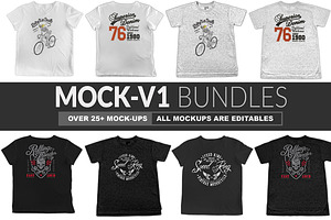 Apparel Mock-Ups Vol-1 Bundle