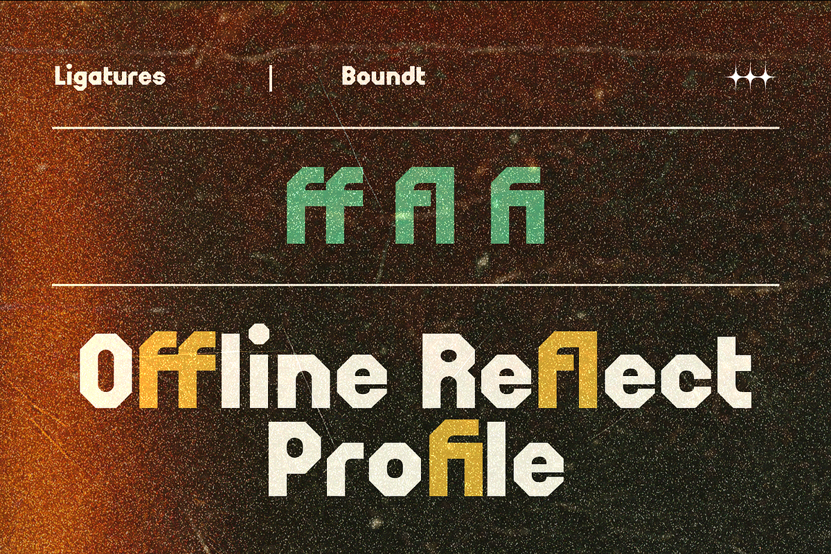 Boundt – Futuristic Geometric Font, a Sans Serif Font by Drizy (Photo 5 of 8)