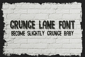 Grunge Lane Font