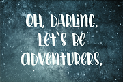 Curiosity, hand lettered brush font, a Handwritten Font by Rachel White Art (Thumbnail 10 of 10)