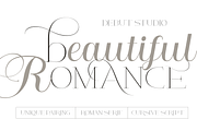 Beautiful Romance Font Duo, a Serif Font by Debut Studio (Thumbnail 1 of 13)