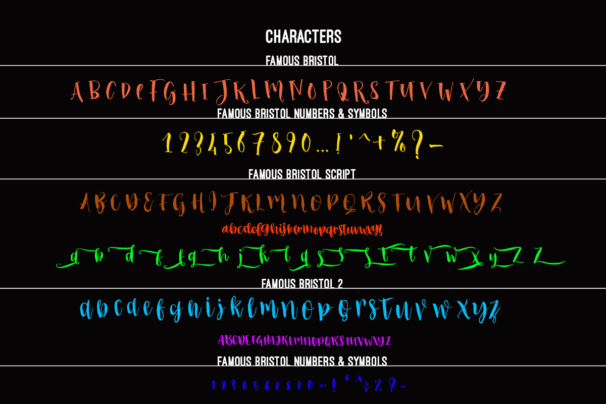 Famous Bristol 3 Font, a Serif Font by Design Dukkan (Photo 11 of 11)