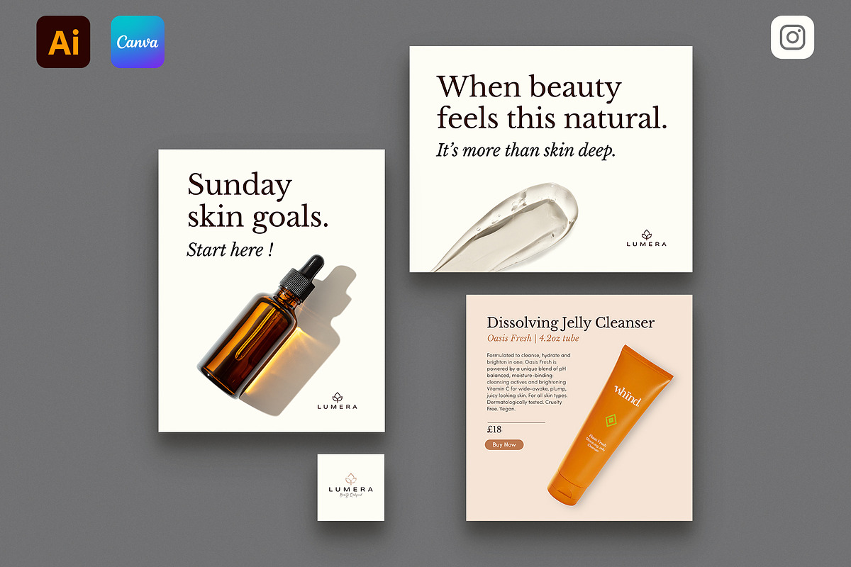 Lumera Social Media Template Pack, a Templates & Theme by Kida (Photo 6 of 6)