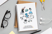 Cute Space Adventure Illustration, an Object Graphic by Housui Patterns (Thumbnail 3 of 6)