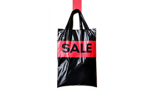 Black bag with sale sign, an Object Illustration by Beautiful things