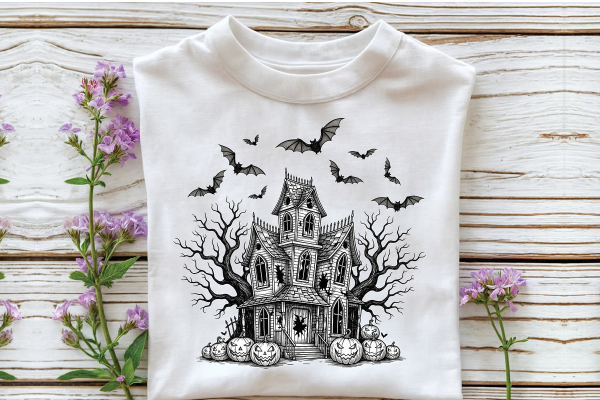 Halloween Gothic Haunted Mansion PNG, an Icon by Craft Nest (Photo 4 of 7)