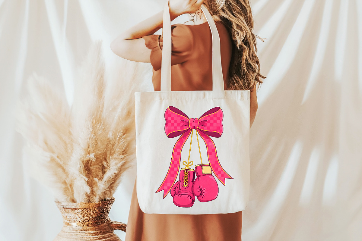 Coquette Boxing Gloves Pink Png, an Illustration by Craft Nest (Photo 4 of 6)