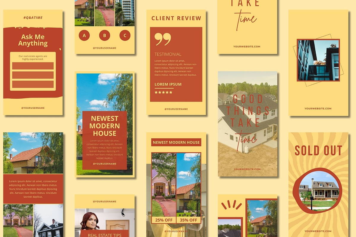 Real Estate Story Canva Templates, a Templates & Theme by BoontenStudio (Photo 3 of 8)