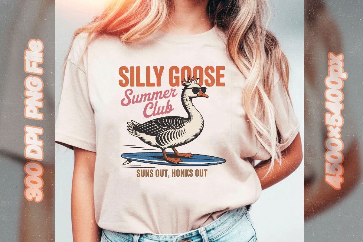 Summer Goose PNG Sublimation Bundle, an Object Graphic by GlitterCraft (Photo 25 of 28)