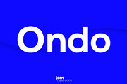 Ondo, a Sans Serif Font by JAM Type (Thumbnail 1 of 17)
