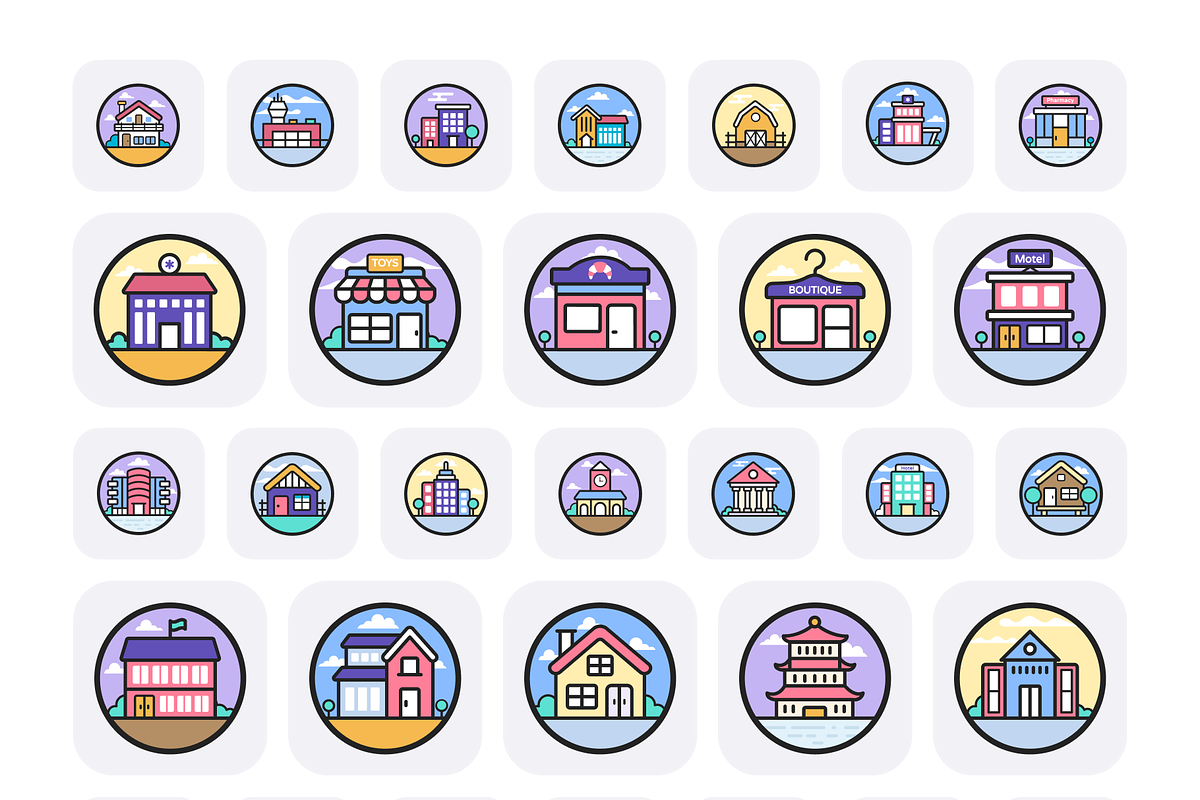 Real Eatate icons, an Emoji Icon by Brickclay (Photo 7 of 9)