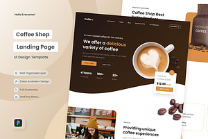 Coffere - Coffee Shop Landing Page