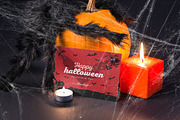 Halloween Card Mock-up, a Household Mockup by Yogurt86 (Thumbnail 7 of 13)