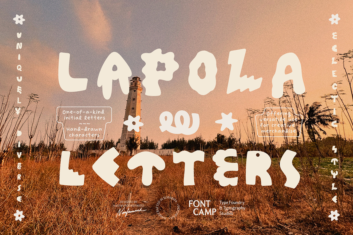 Lapola Letters, a Symbol Font by Fontcamp Type Foundry (Photo 11 of 11)