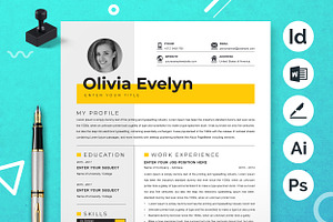 Resume Template / CV Template 20021