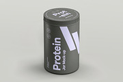 Protein Tall Jar Mock-up, a Packaging Mockup by zippypixelstudio (Thumbnail 5 of 12)