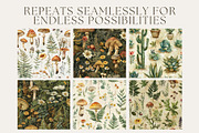 18 Woodland Flora Seamless Pattern, a Pattern Graphic by Inknfolly (Thumbnail 2 of 7)