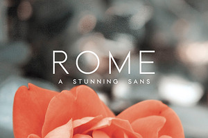 Rome A Stunning Sans Serif