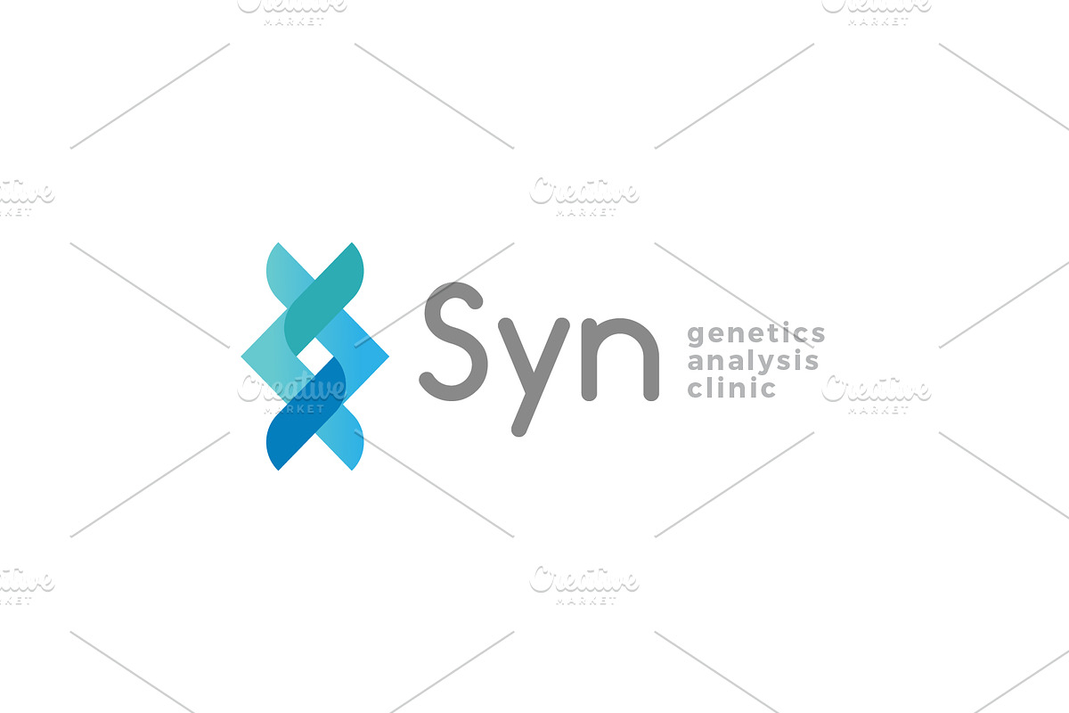 Double oposed arrow DNA logo design, a Branding & Logo Template by MuzaInspires (Photo 1 of 5)